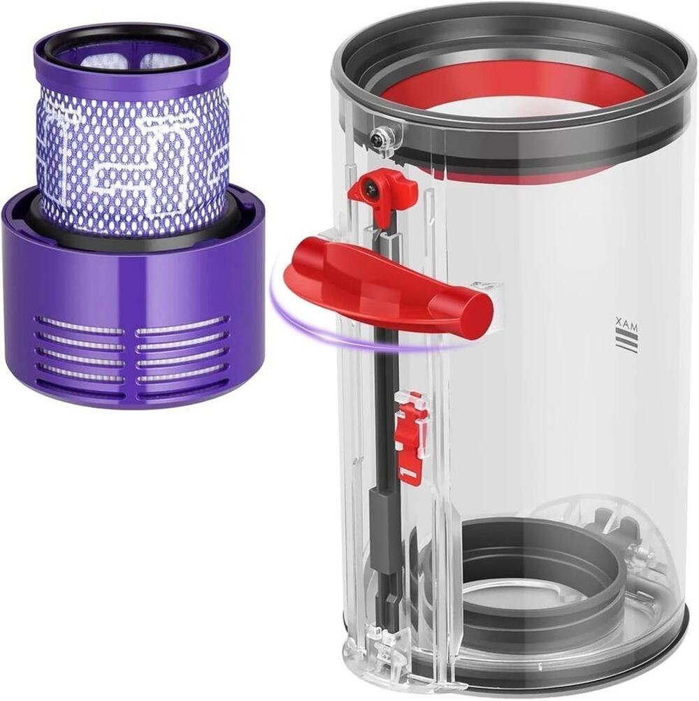 Dyson V10 SV12 Vacuum Canister Dust Bin Replacement with HEPA Filter Compatible